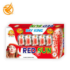 RED SUN (3 COLOUR FOUNTAIN)